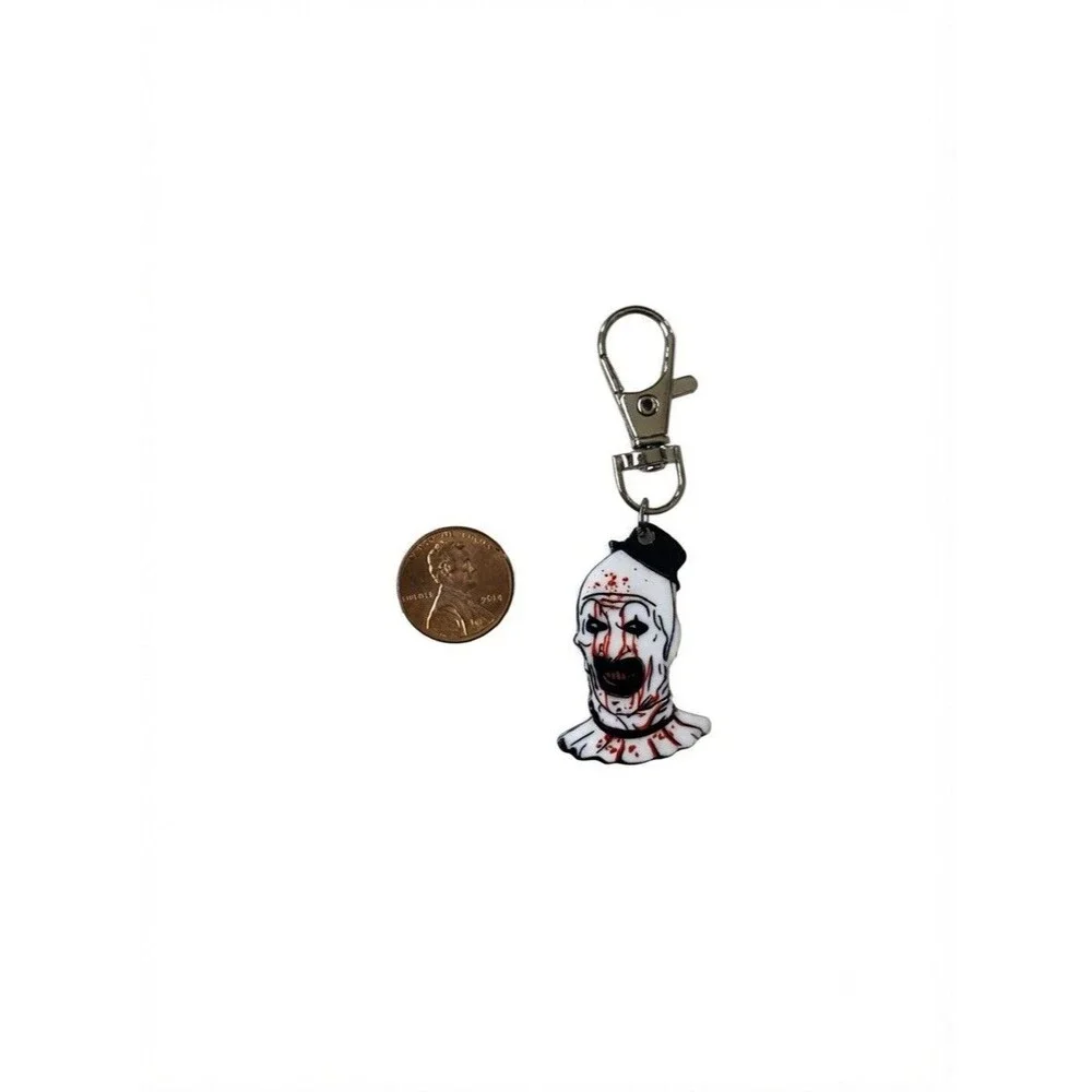 Terrifier Horror Movie Art the Clown Keyring Keychain Halloween Novelty Gift